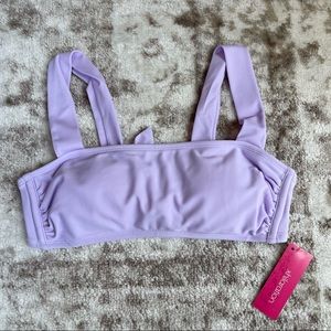Xhilaration Lavender Bikini Swim Top Sz M NWT